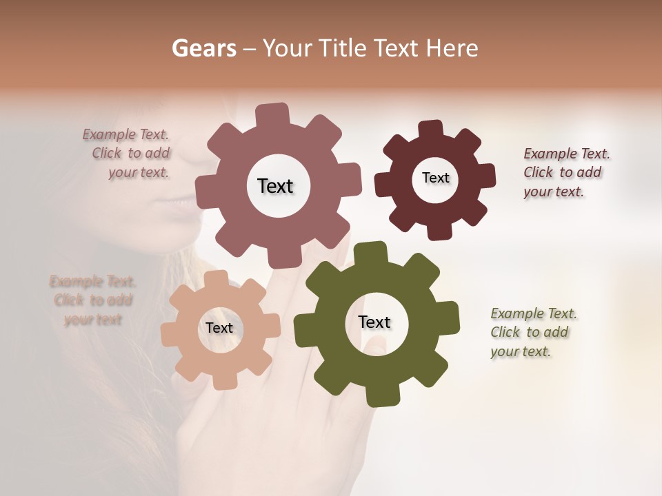 Spiritual White Lord PowerPoint Template