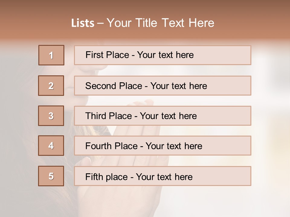 Spiritual White Lord PowerPoint Template