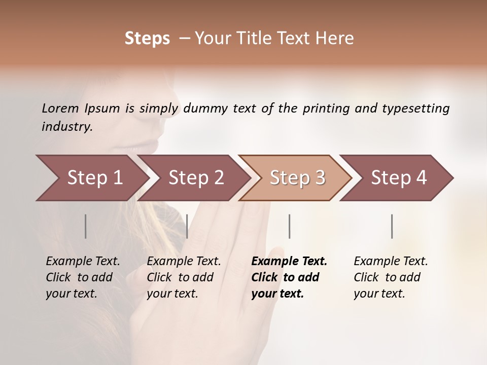 Spiritual White Lord PowerPoint Template