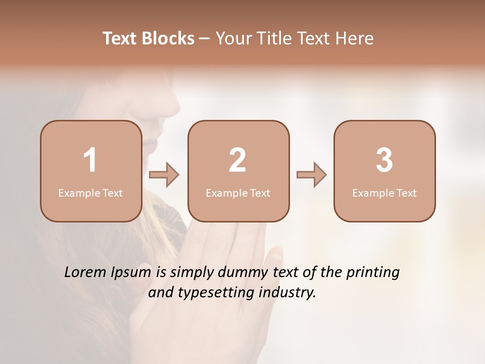 Spiritual White Lord PowerPoint Template