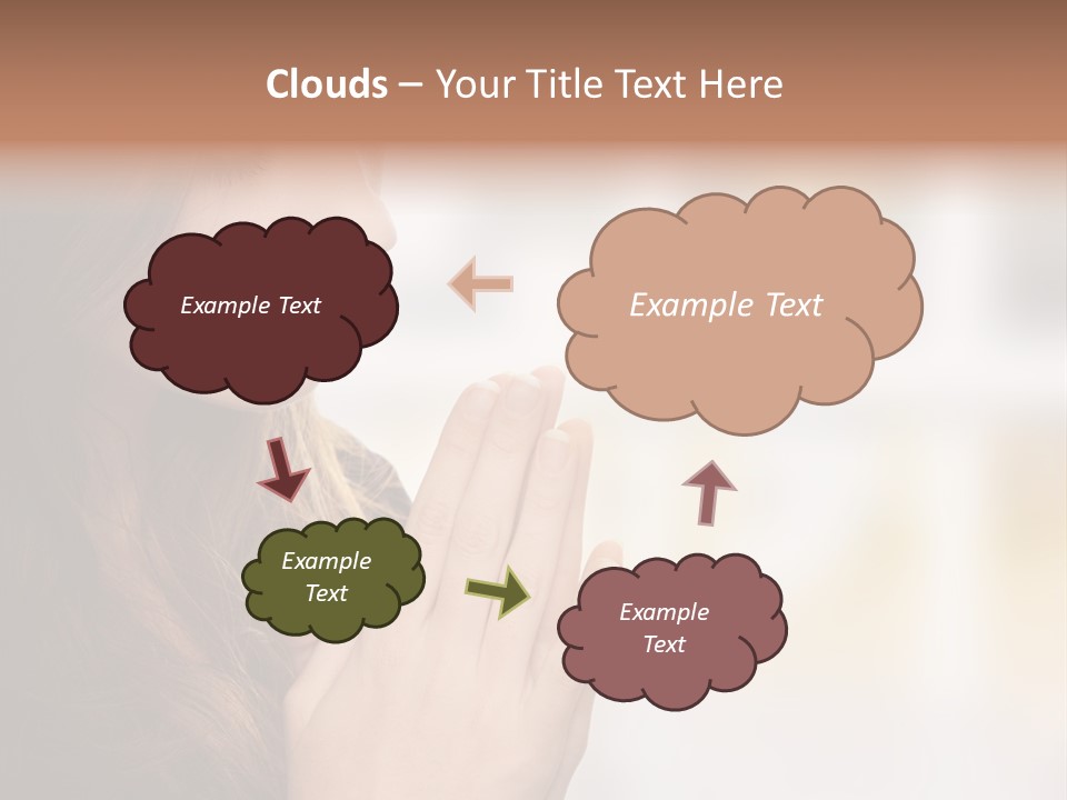 Spiritual White Lord PowerPoint Template