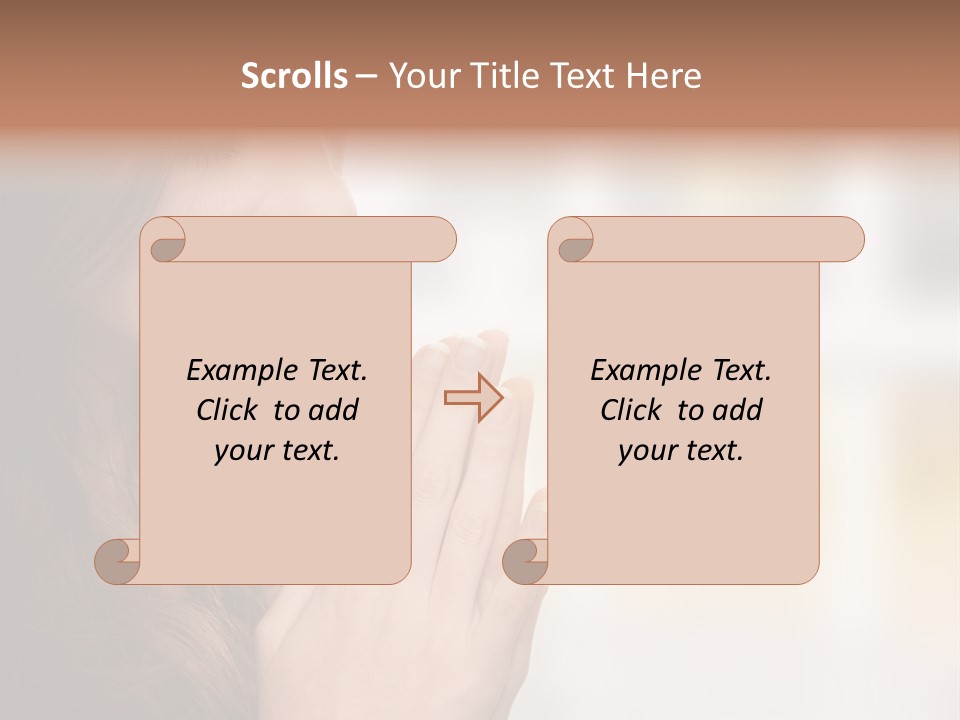 Spiritual White Lord PowerPoint Template