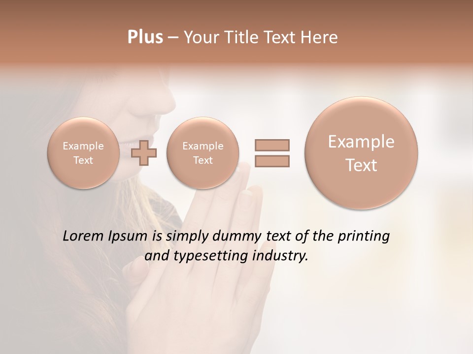 Spiritual White Lord PowerPoint Template