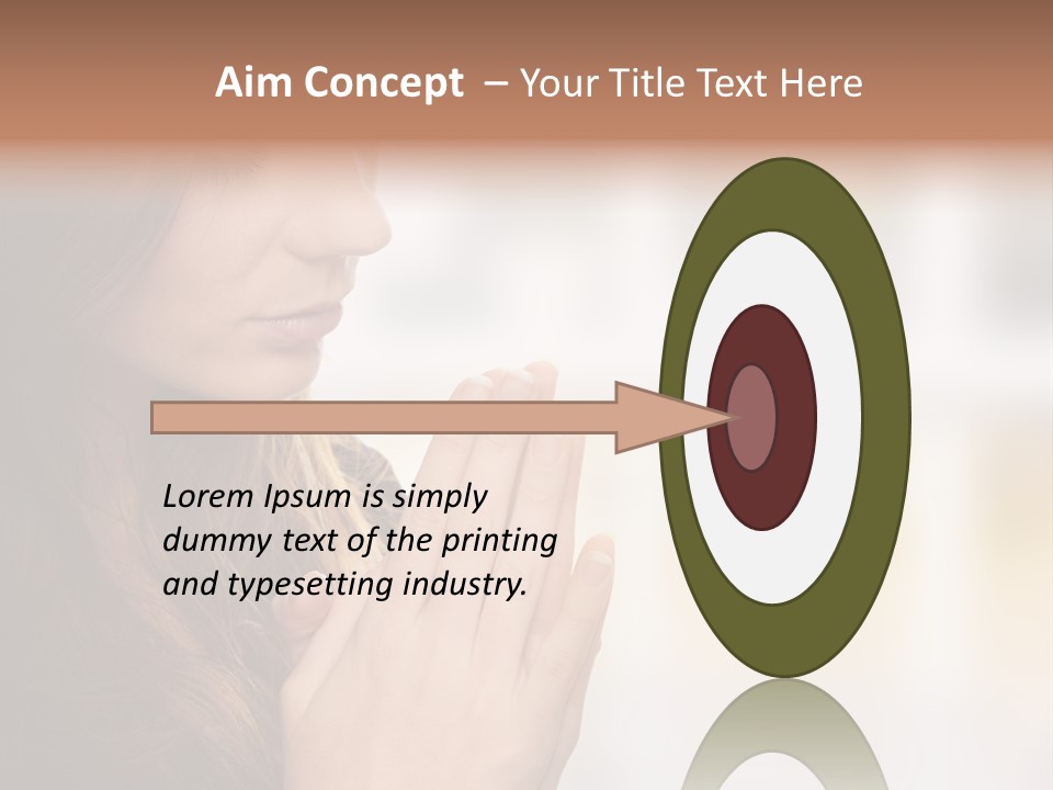 Spiritual White Lord PowerPoint Template