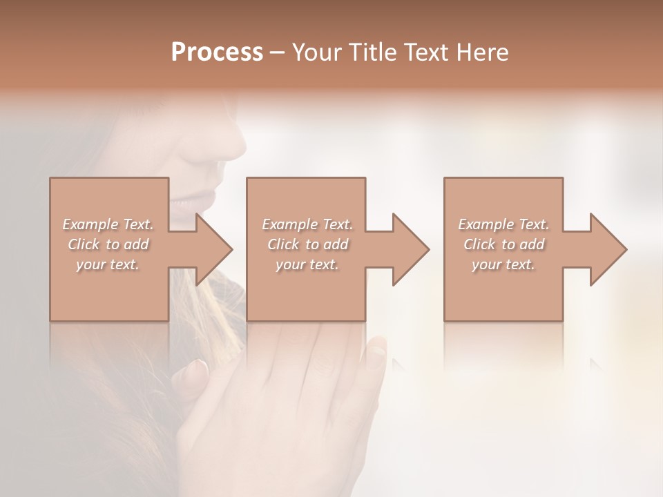 Spiritual White Lord PowerPoint Template