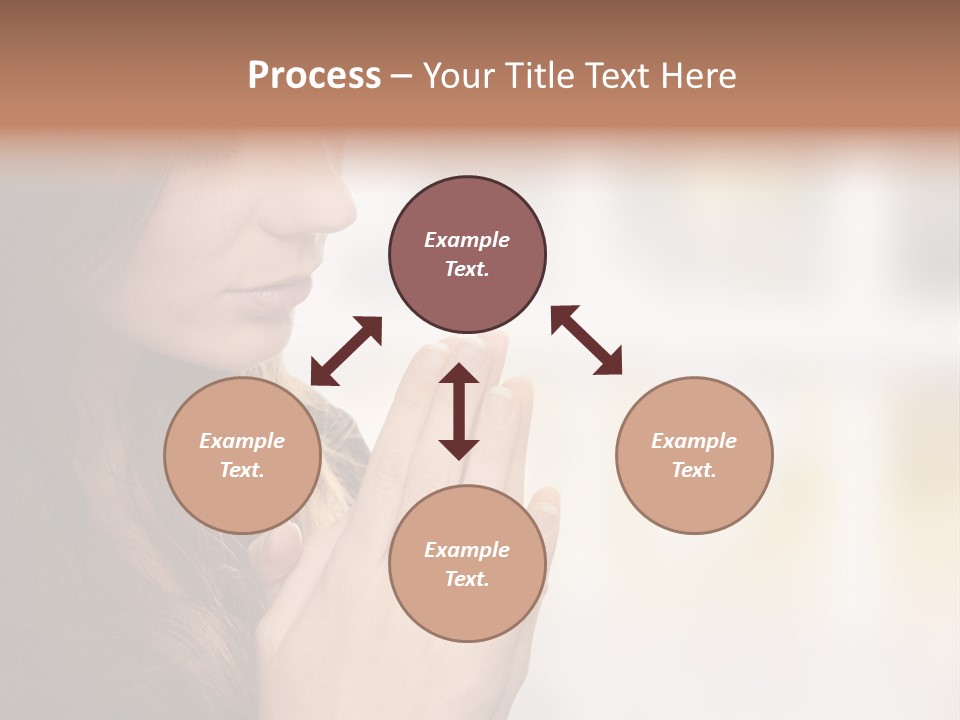 Spiritual White Lord PowerPoint Template