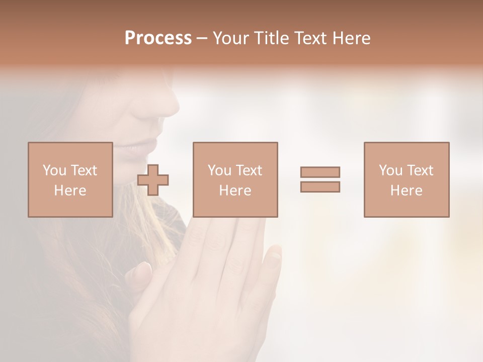 Spiritual White Lord PowerPoint Template
