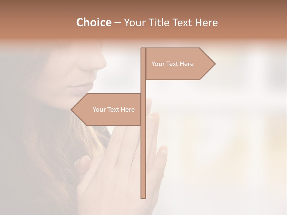 Spiritual White Lord PowerPoint Template