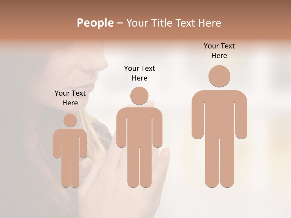 Spiritual White Lord PowerPoint Template