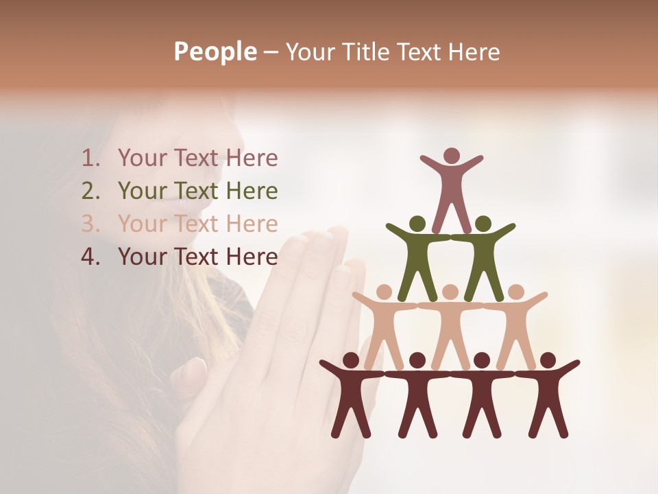 Spiritual White Lord PowerPoint Template