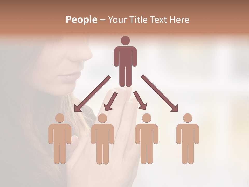 Spiritual White Lord PowerPoint Template