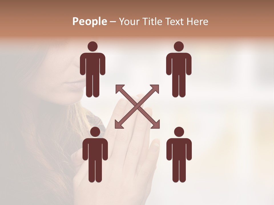 Spiritual White Lord PowerPoint Template