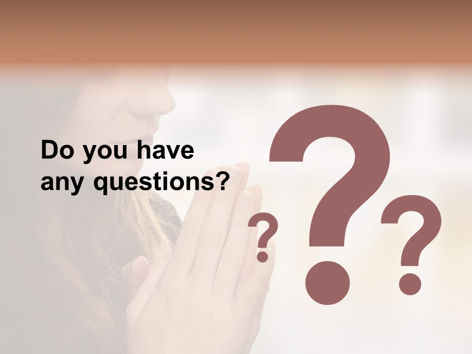 Spiritual White Lord PowerPoint Template