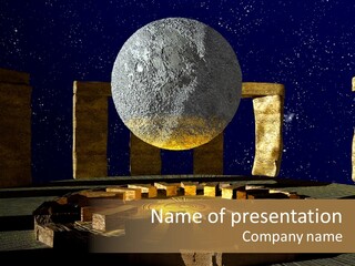 Sky Space Dramatic PowerPoint Template