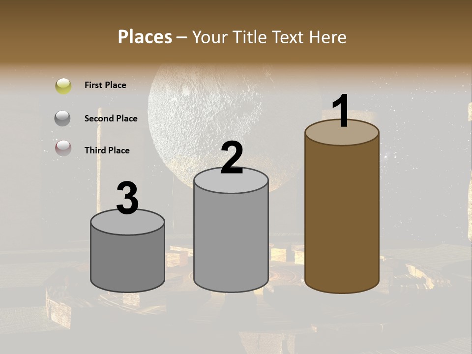 Sky Space Dramatic PowerPoint Template