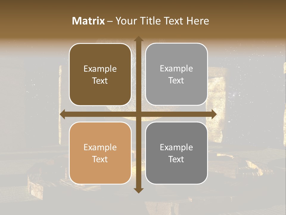 Sky Space Dramatic PowerPoint Template