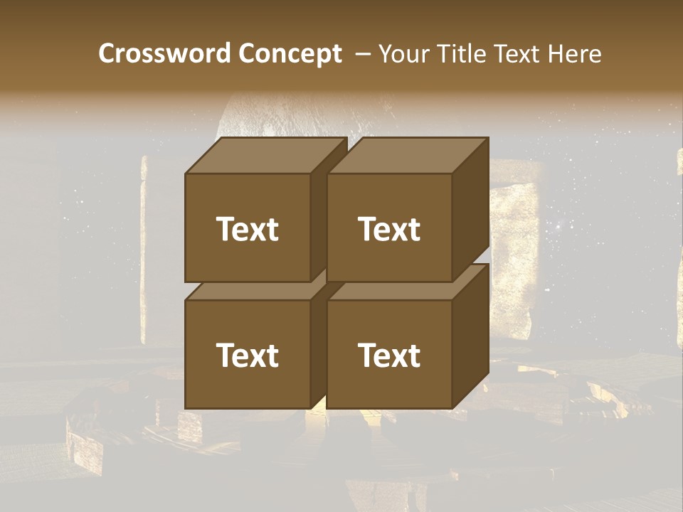 Sky Space Dramatic PowerPoint Template