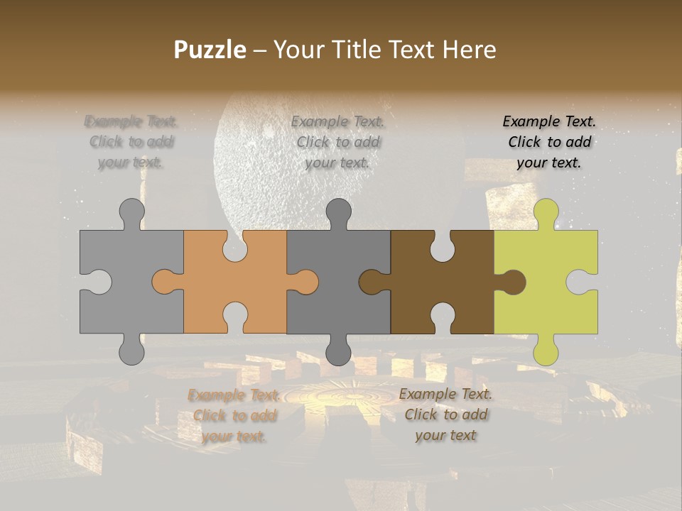 Sky Space Dramatic PowerPoint Template