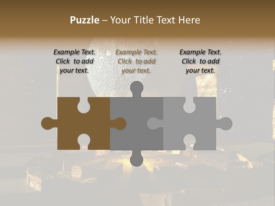 Sky Space Dramatic PowerPoint Template