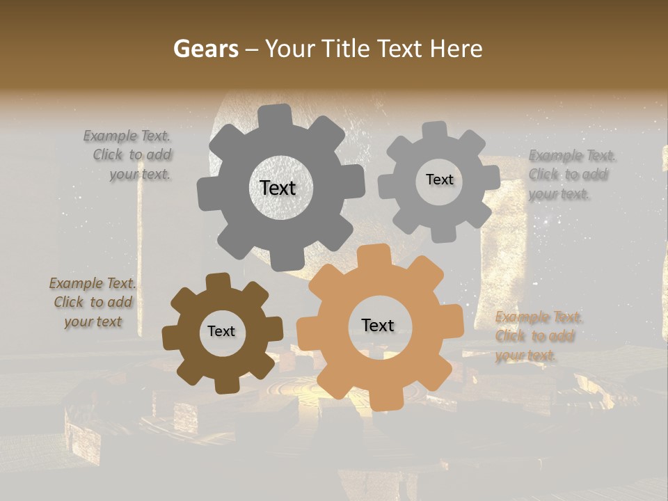 Sky Space Dramatic PowerPoint Template