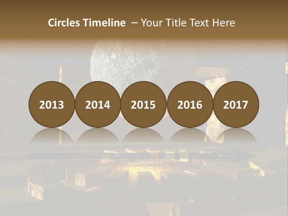 Sky Space Dramatic PowerPoint Template