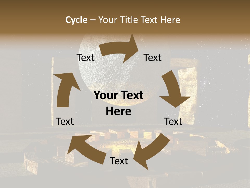 Sky Space Dramatic PowerPoint Template