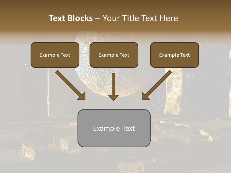 Sky Space Dramatic PowerPoint Template