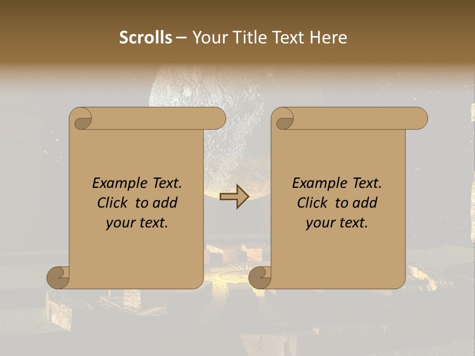 Sky Space Dramatic PowerPoint Template