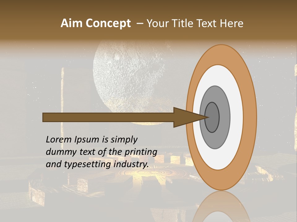 Sky Space Dramatic PowerPoint Template