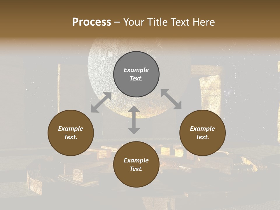 Sky Space Dramatic PowerPoint Template