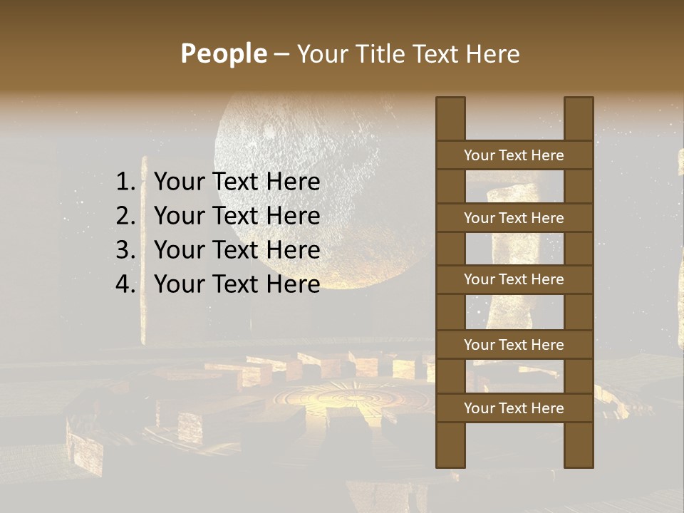 Sky Space Dramatic PowerPoint Template