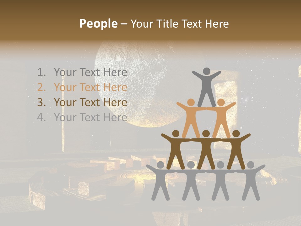 Sky Space Dramatic PowerPoint Template