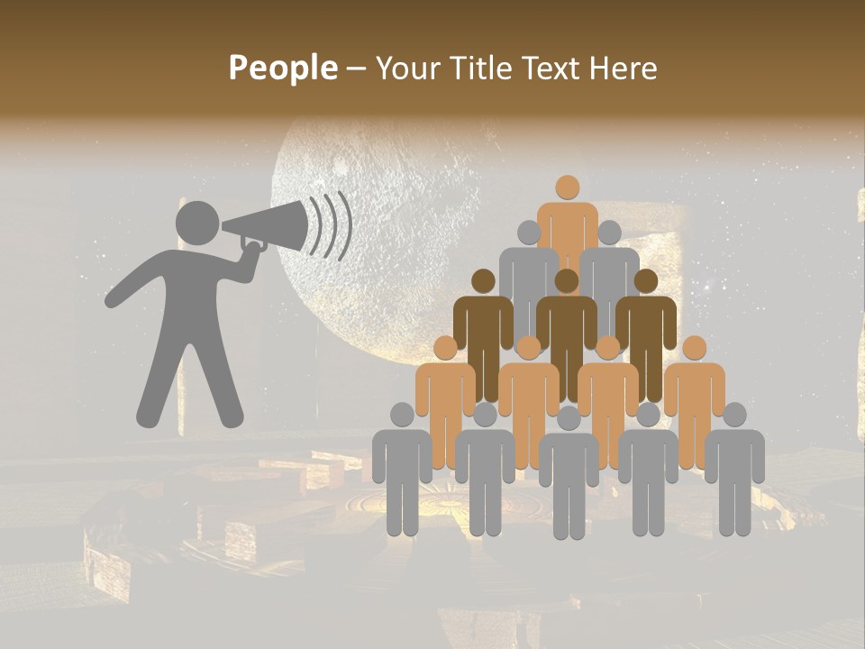 Sky Space Dramatic PowerPoint Template