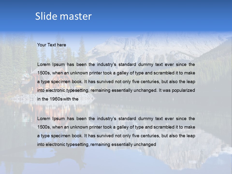 Groceries Chuck Bean PowerPoint Template