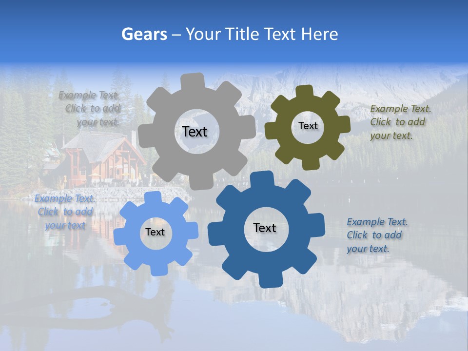 Groceries Chuck Bean PowerPoint Template