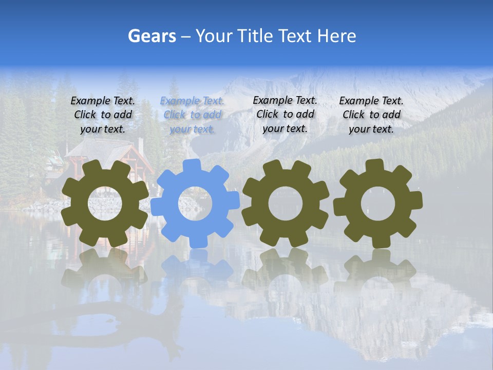 Groceries Chuck Bean PowerPoint Template