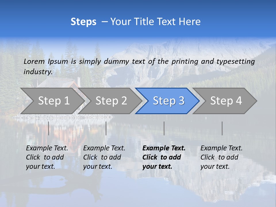 Groceries Chuck Bean PowerPoint Template