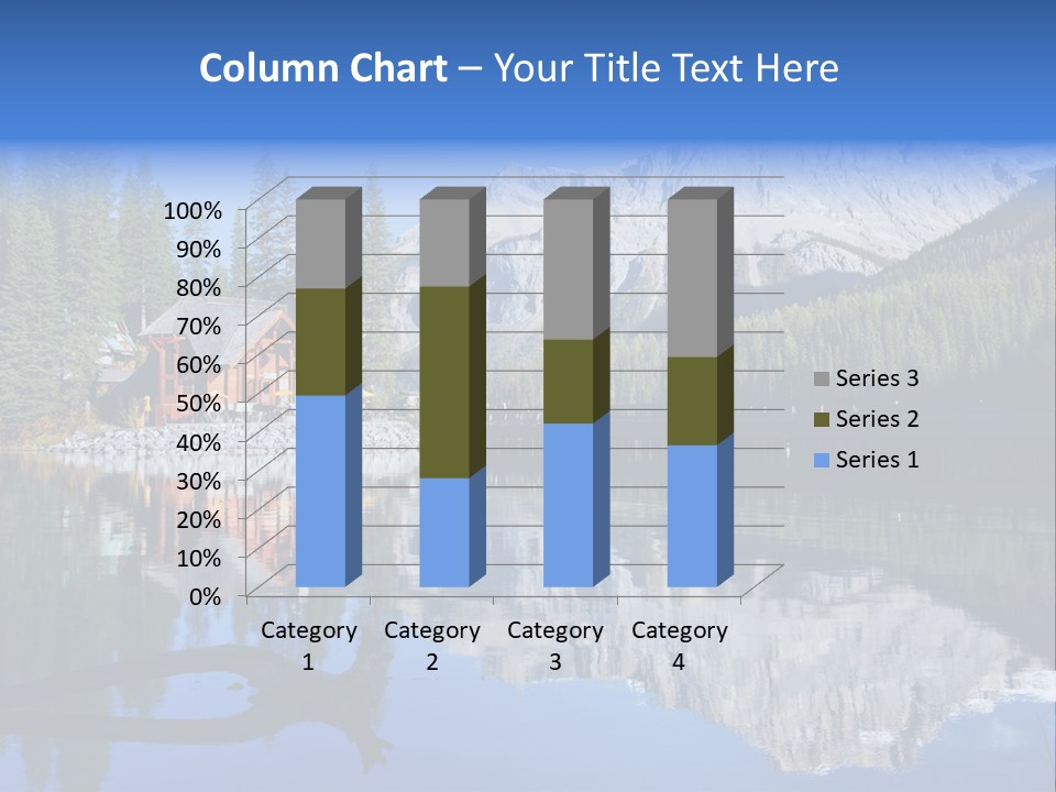 Groceries Chuck Bean PowerPoint Template
