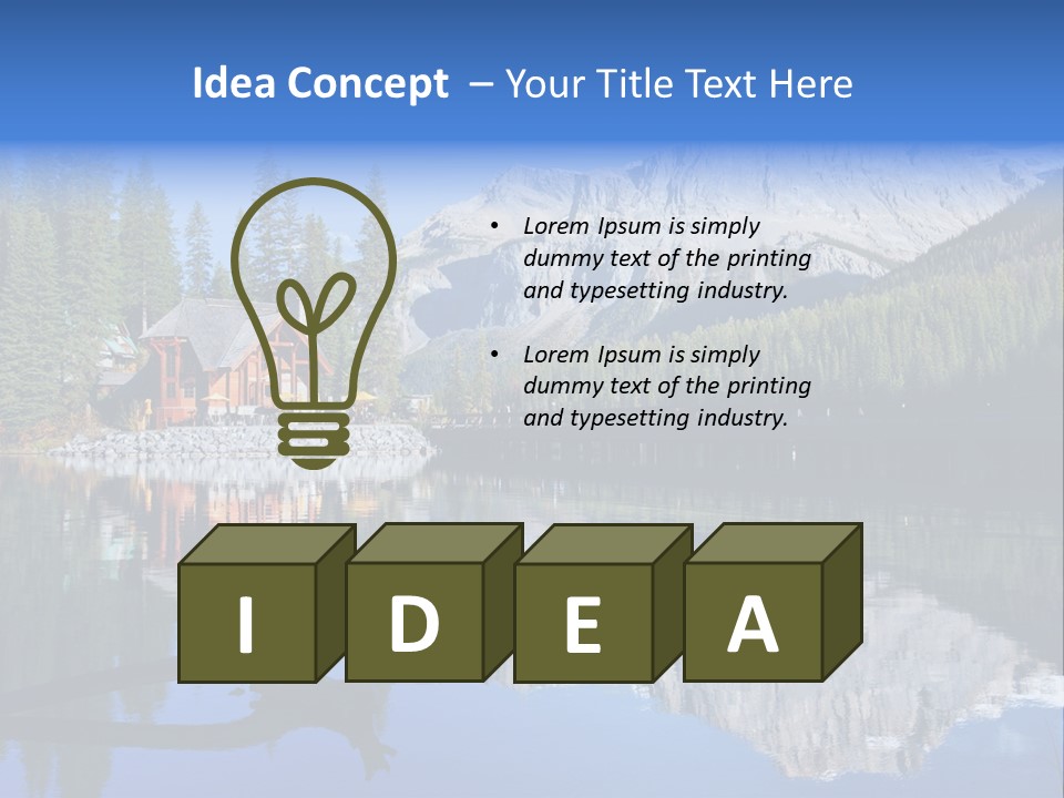 Groceries Chuck Bean PowerPoint Template