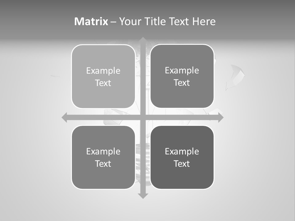 Symbol Wattage Glass PowerPoint Template