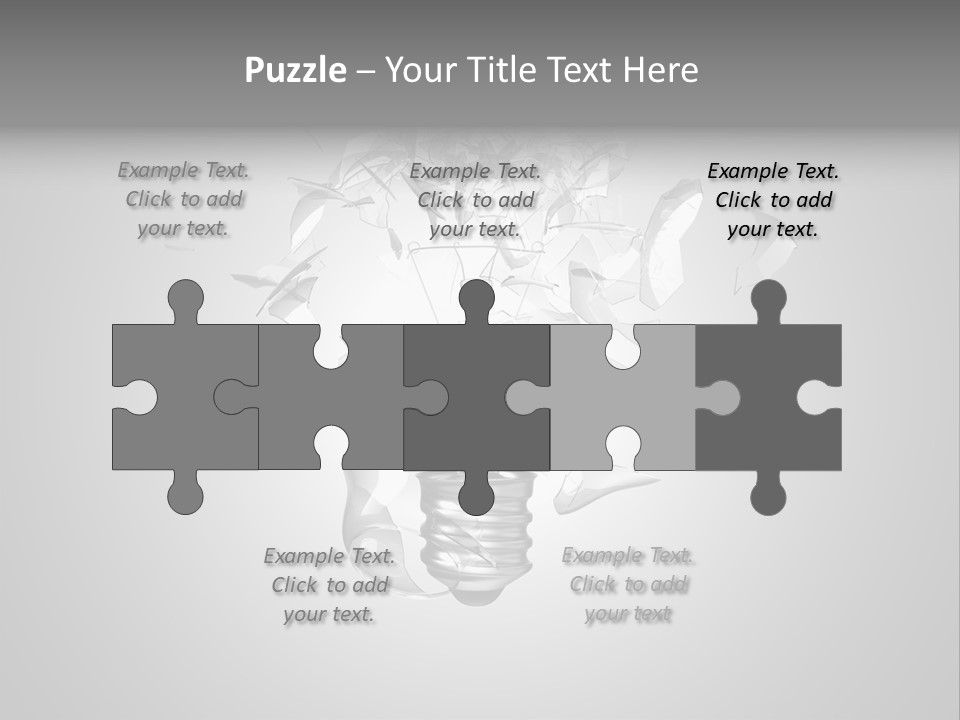 Symbol Wattage Glass PowerPoint Template