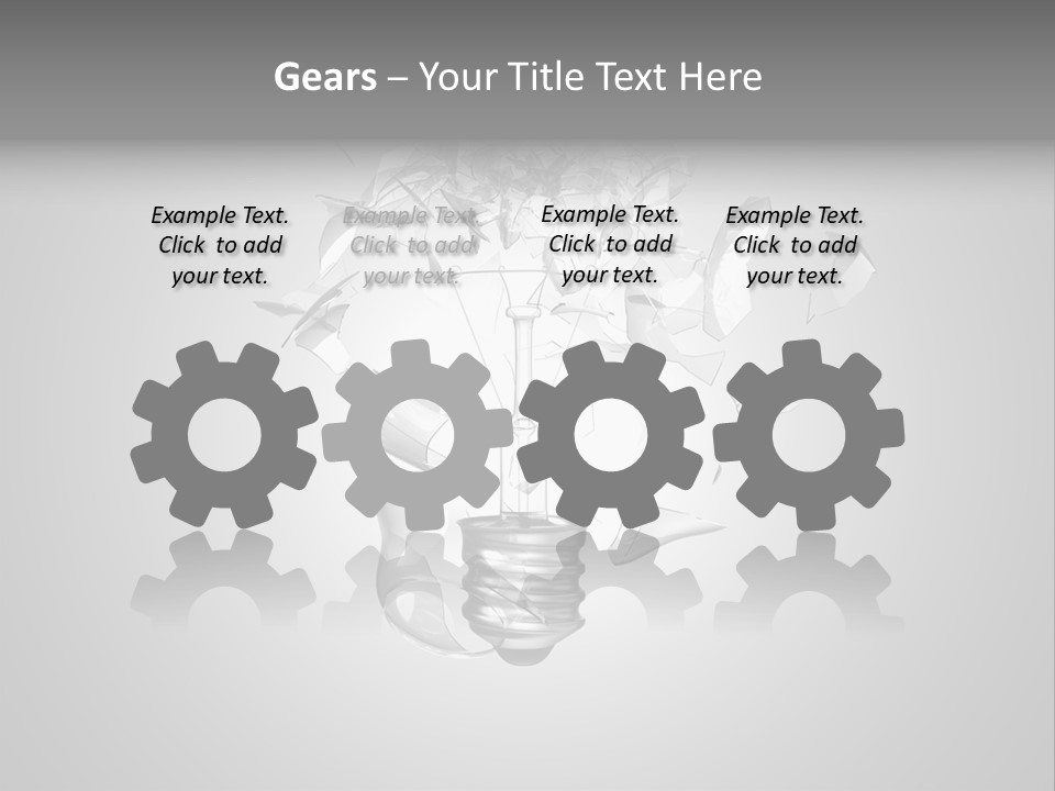 Symbol Wattage Glass PowerPoint Template