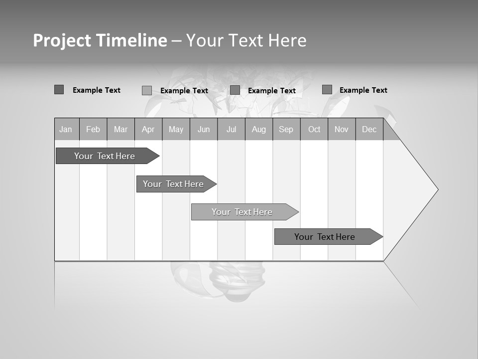 Symbol Wattage Glass PowerPoint Template