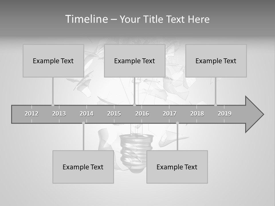 Symbol Wattage Glass PowerPoint Template