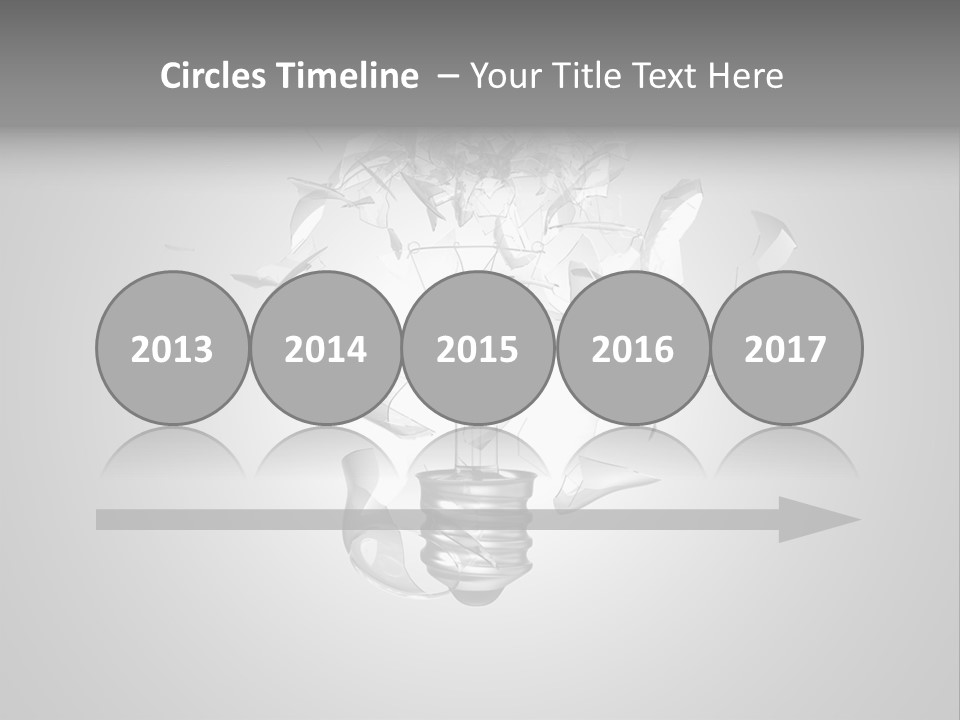 Symbol Wattage Glass PowerPoint Template