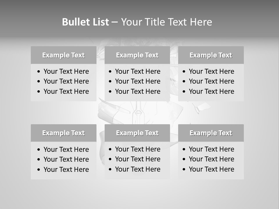 Symbol Wattage Glass PowerPoint Template