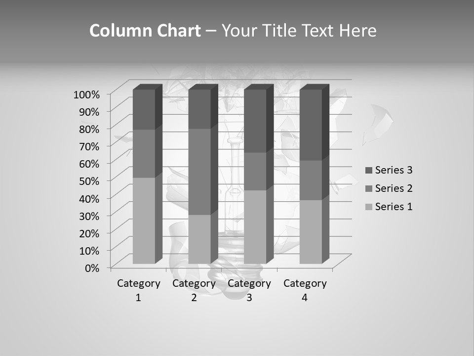 Symbol Wattage Glass PowerPoint Template