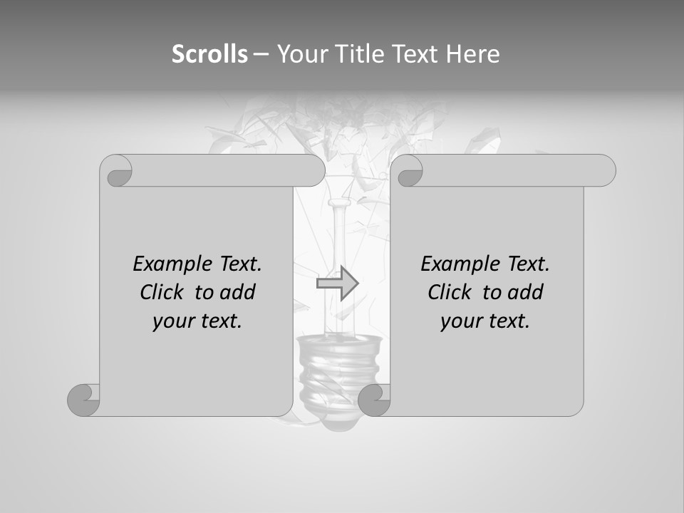 Symbol Wattage Glass PowerPoint Template