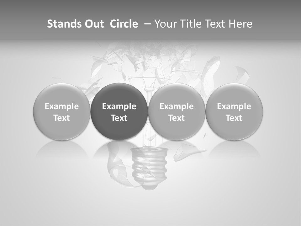 Symbol Wattage Glass PowerPoint Template