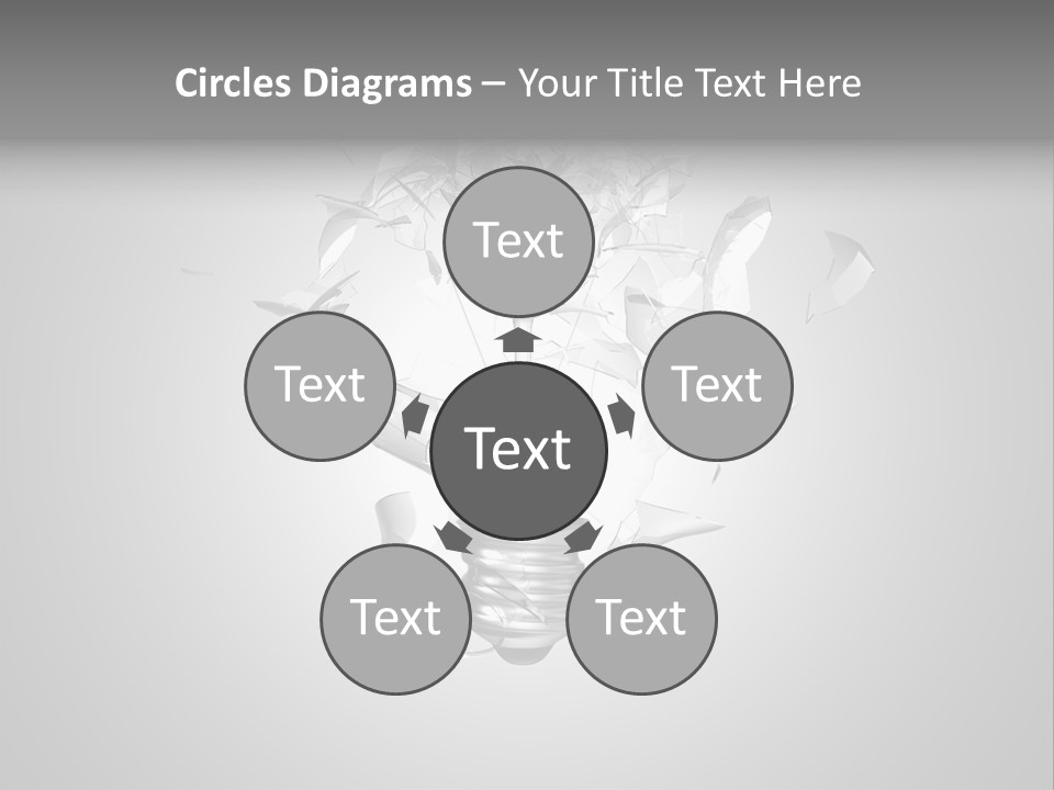 Symbol Wattage Glass PowerPoint Template